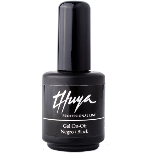 Гель лак Thuya ON-OFF BLACK N0025