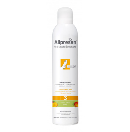 Allpresan No.3 Крем-піна для сухої шкіри стоп з ароматом Манго Foam Cream 300 мл