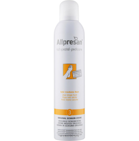 Allpresan No.3 Крем-піна для сухої шкіри стоп Foam Cream 300 мл
