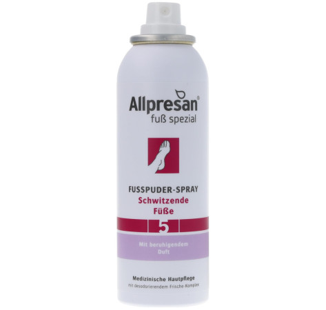 Allpresan No.5 Пудра-спрей для стоп с повышенной потливостью Fusspuder-spray, 125 мл