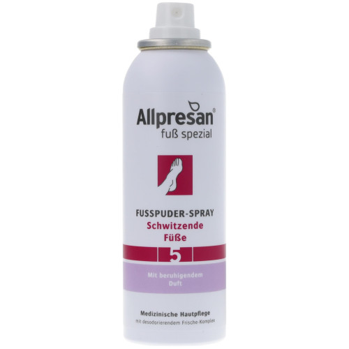 Allpresan No.5 Пудра-спрей для стоп с повышенной потливостью Fusspuder-spray, 125 мл