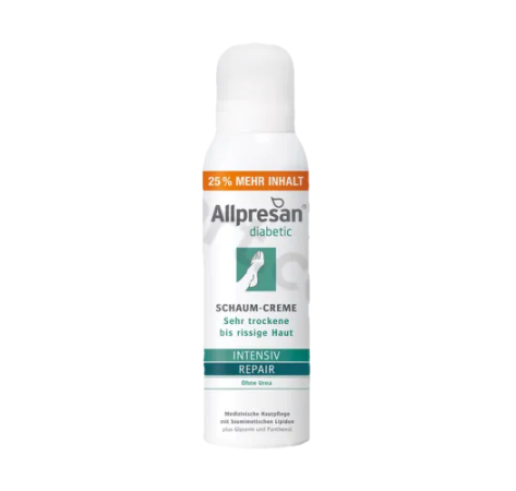 Allpresan Diabetic Крем-пена для диабетической кожи стоп и голеней Intensive+Repair без мочевины 125 мл