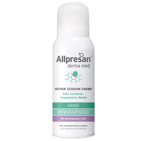 Allpresan Derma Med Восстанавливающая крем-пенка для рук с успокаивающим ароматом Hand INTENSIVE CARE, 100 мл