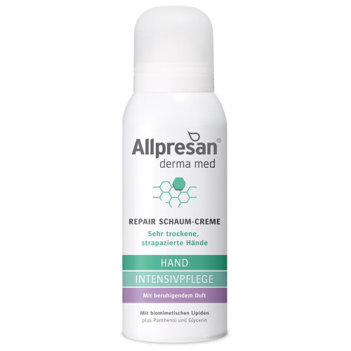 Allpresan Derma Med Восстанавливающая крем-пенка для рук с успокаивающим ароматом Hand INTENSIVE CARE, 100 мл