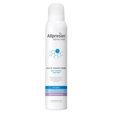 Allpresan Derma Med Увлажняющая пенка для душа с успокаивающим ароматом HYDRO SHOWER, 200 мл