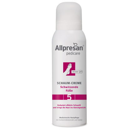 Allpresan No.5 Крем-пена для стоп с повышенной потливостью Foam Cream, 125 мл