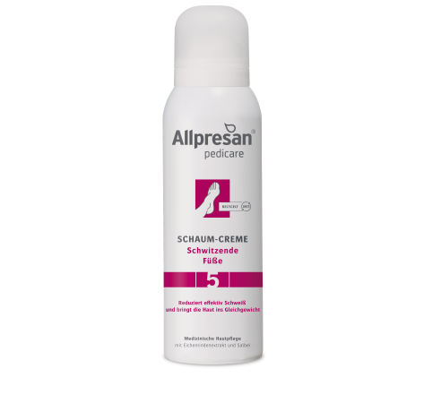 Allpresan No.5 Крем-пена для стоп с повышенной потливостью Foam Cream, 125 мл