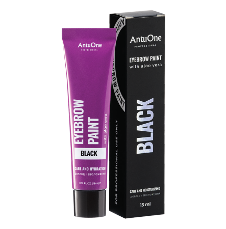AntuOne Фарба для брів з алое віра Black