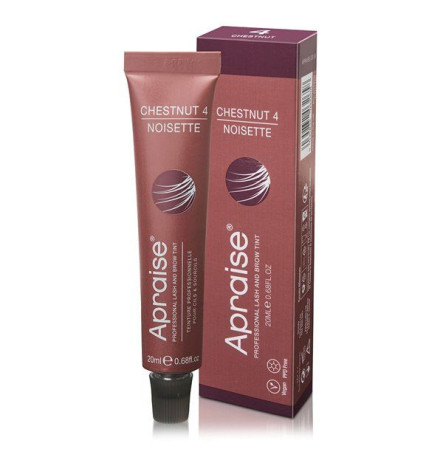 Краска для бровей Apraise Vegan PPD FREE 4 бордо