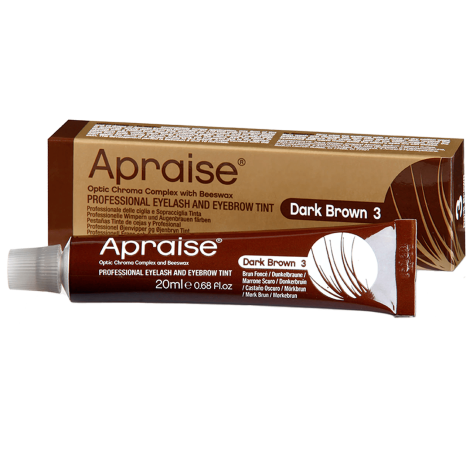 Фарба  для брів Apraise Аміак Free 3 коричнева