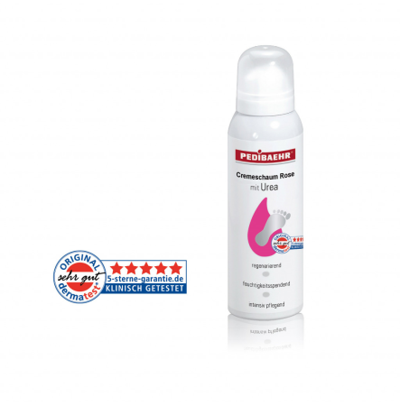 Pedibaehr Крем-піна з 10% сечовиною та маслом троянди для ніг Cremeschaum rose  125 мл