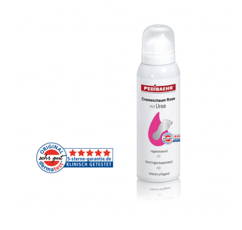 Pedibaehr Крем-піна з 10% сечовиною та маслом троянди для ніг Cremeschaum rose  125 мл