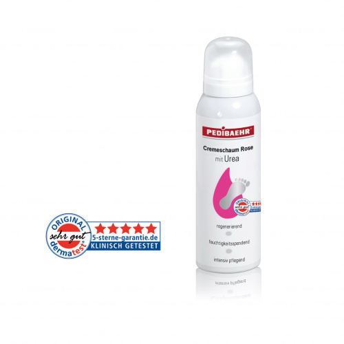 Pedibaehr Крем-піна з 10% сечовиною та маслом троянди для ніг Cremeschaum rose  125 мл