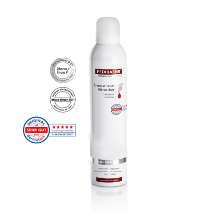 Pedibaehr Крем-піна протигрибкова з мікросріблом Cremeschaum mikrosilber 300 мл