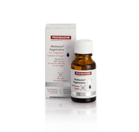 Pedibaehr Протигрибкова настоянка для нігтів medilamin з піроктоноламіном 15 мл