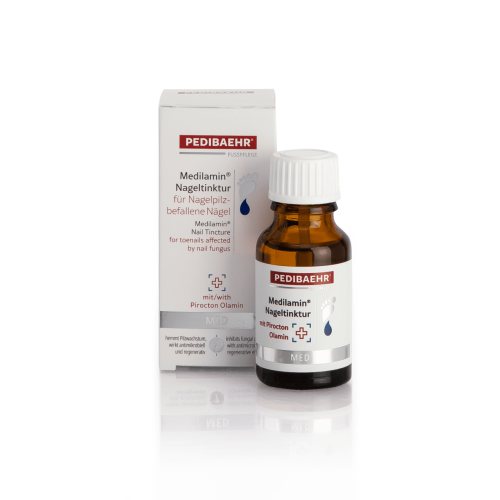 Pedibaehr Протигрибкова настоянка для нігтів medilamin з піроктоноламіном 15 мл