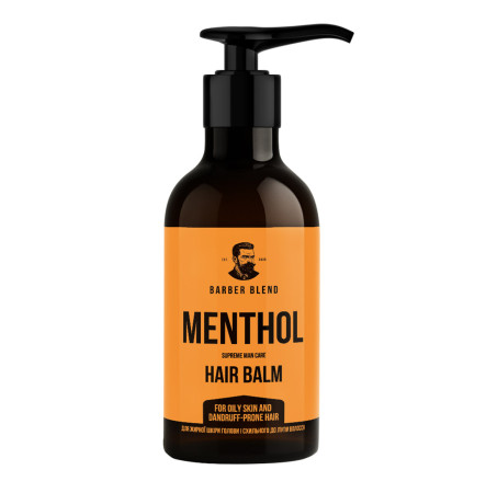 Barberblend Бальзам для жирної шкіри голови і схильного до лупи волосся Menthol 300 мл