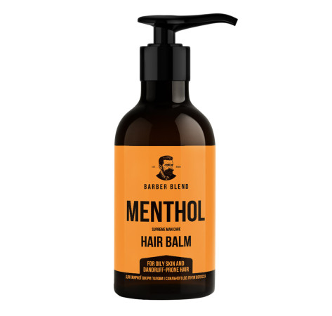 Barberblend Бальзам для жирної шкіри голови і схильного до лупи волосся Menthol 300 мл