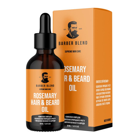 Barberblend Комплекс масел для восстановления естественного роста и укрепления волос и бороды 30 мл