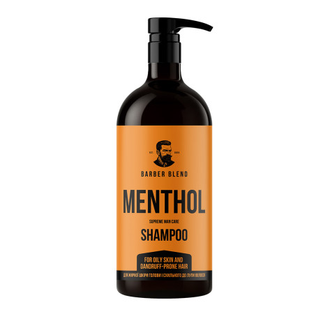 Вarberblend Шампунь для жирної шкіри голови і схильного до лупи волосся Menthol 1000 мл