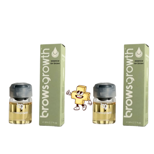 Browsgrowth Набір з 2 засобів  що укріплює та відновлює зріст брів 5 мл