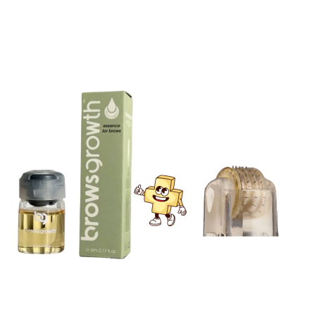 Browsgrowth Средство укрепляющее и восстанавливающее рост бровей 5 мл с микроиголковой насадкой