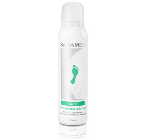 CareMed SanaMed Jade Крем-пена для интенсивного увлажнения сухой кожи стоп, 150 мл