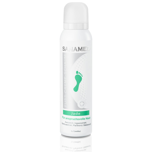 CareMed SanaMed Jade Крем-пена для интенсивного увлажнения сухой кожи стоп, 150 мл