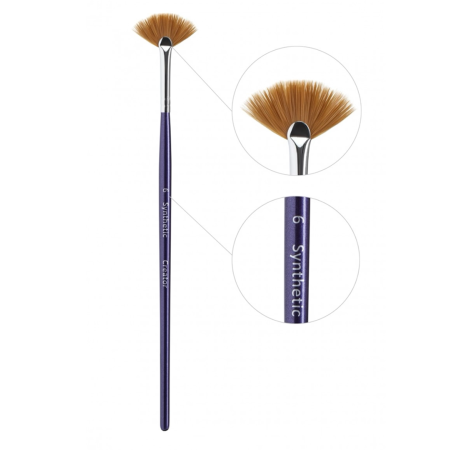 Creator Synthetic Пензлик косметичний віяло №6