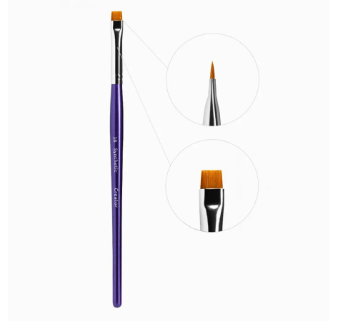 Creator Synthetic Пензлик для брів плоский прямий №16