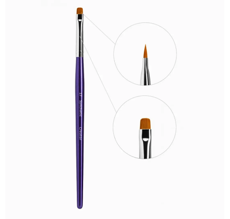 Creator Synthetic Пензлик для брів плоский круглий №17