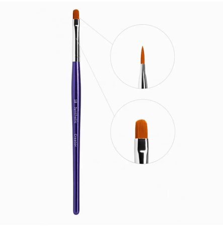 Creator Synthetic Пензлик для брів округла №18