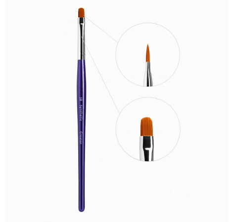 Creator Synthetic Пензлик для брів округла №18