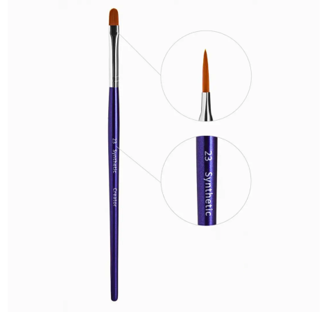 Creator Synthetic Пензлик для брів округлий №23