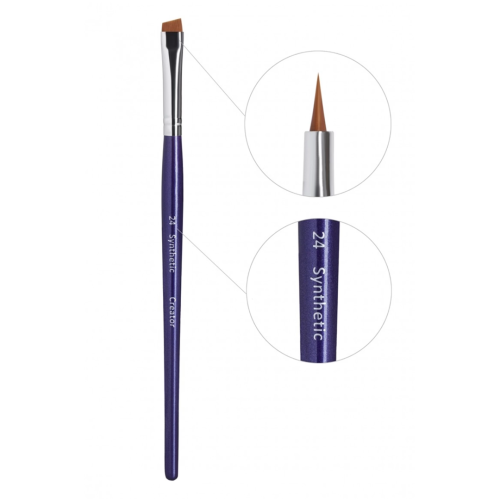 Creator Synthetic Пензлик для брів широкий скошений №24