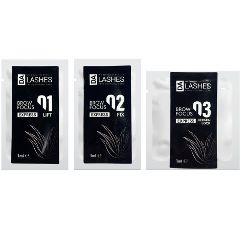 Dalashes Набір засобів для брів Brow Focus Express в саше 3*1 мл