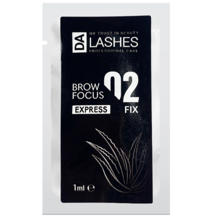 Dalashes Средство для бровей 02 FIX Brow Focus Express в саше 1 мл