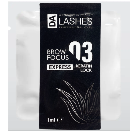 Dalashes Засіб для брів 03 KERATIN LOCK Brow Focus Express в саше 1 мл