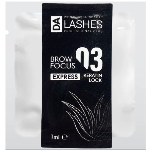 Dalashes Засіб для брів 03 KERATIN LOCK Brow Focus Express в саше 1 мл
