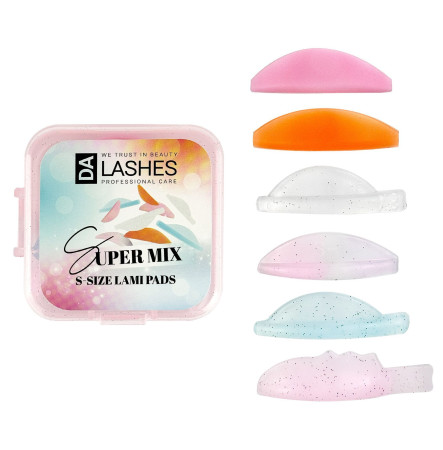 Dalashes Валики для ламинирования ресниц Super Mix 6 пар