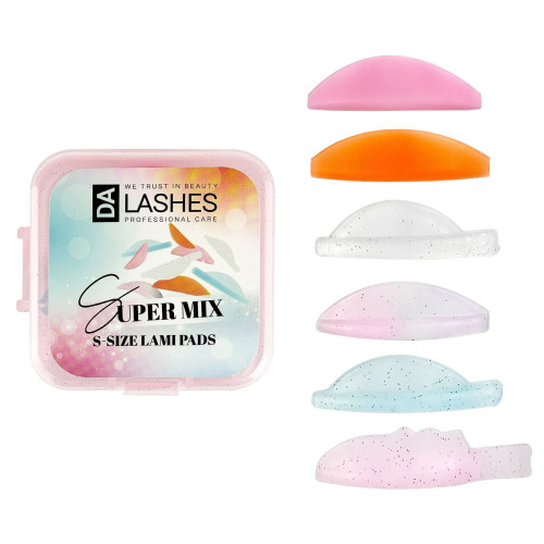 Dalashes Валики для ламинирования ресниц Super Mix 6 пар