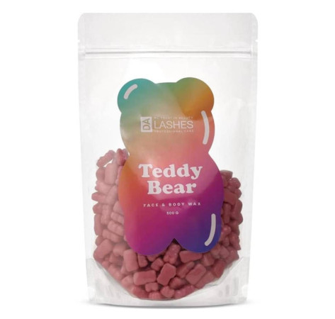 Dalashes Віск у гранулах для депіляції Teddy Bear гарячий рожевий 500 г
