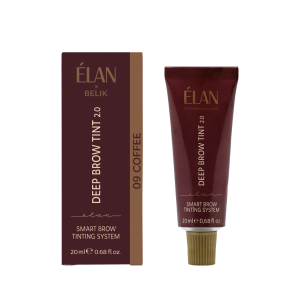 Elan Краска для бровей с длительным эффектом Deep Brow Tint 09 COFFEE - Нейтрально-холодный коричневий