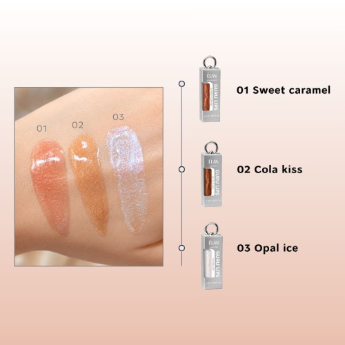 Elan Блеск для губ GURU LIPS 03 Opal ice
