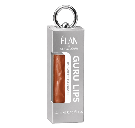  Elan Блиск для губ GURU LIPS 01 Sweet Caramel
