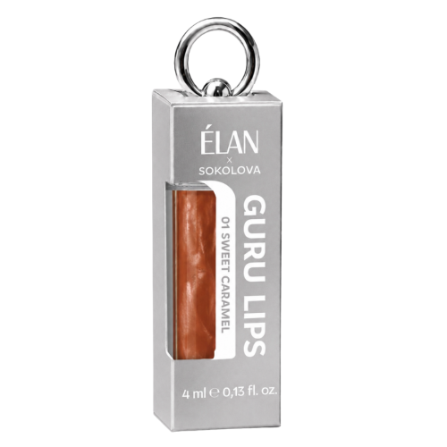 Elan Блеск для губ GURU LIPS 01 Sweet Caramel