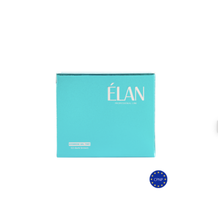  ELAN Фарба для брів саше 02 Dark Brown
