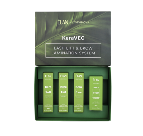 ELAN Набір системи ліфтингу вій та ламінування брів KeraVEG