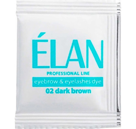  ELAN Фарба для брів саше без упаковки 02 Dark Brown