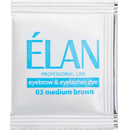  ELAN Фарба для брів саше без упаковки 03 Medium Brown